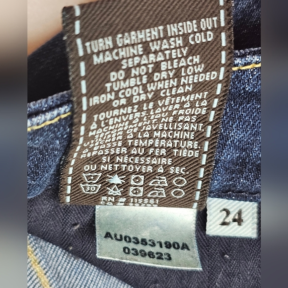 7 For All Mankind Indigo Skinny Jeans - Picture 6 of 9